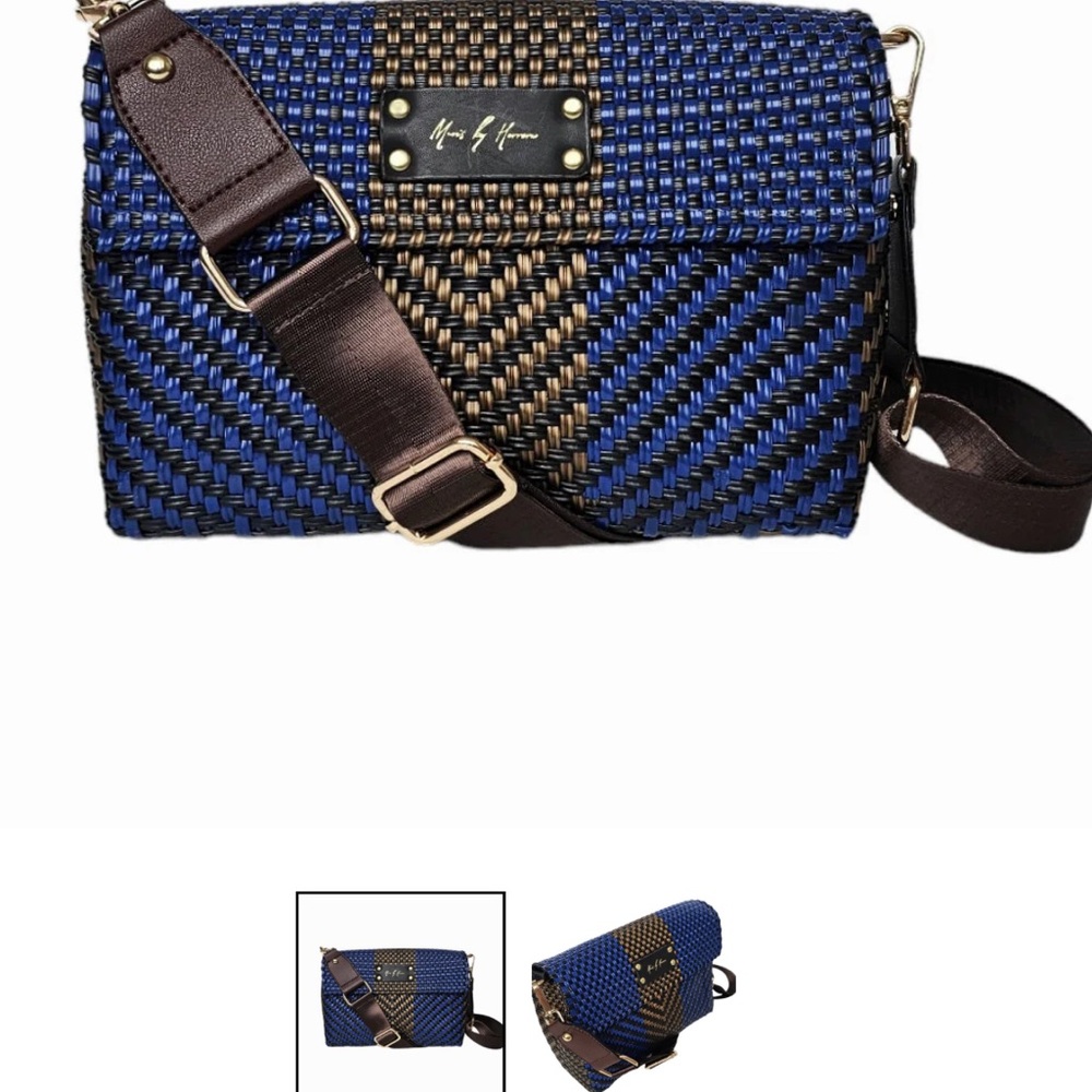 MAVIS BY HERRERA: Azure Crossbody Bag